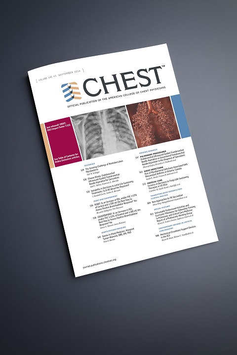 Découvrez la revue CHEST en ligne sur Sciencedirect !